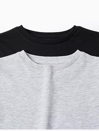 Pacco da 2 T-shirt a manica lunga in cotone