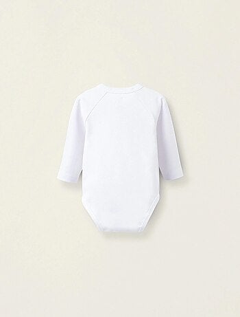 Pacco da 4 body in cotone garzato