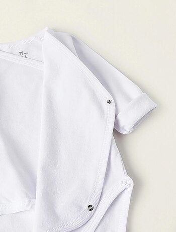 Pacco da 4 body in cotone garzato