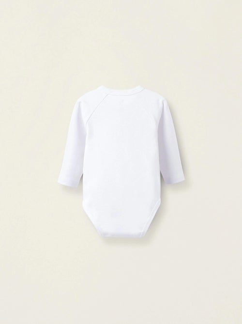 Pacco da 4 body in cotone garzato - Kiabi