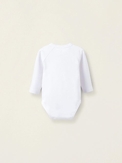Pacco da 4 body in cotone garzato - Kiabi