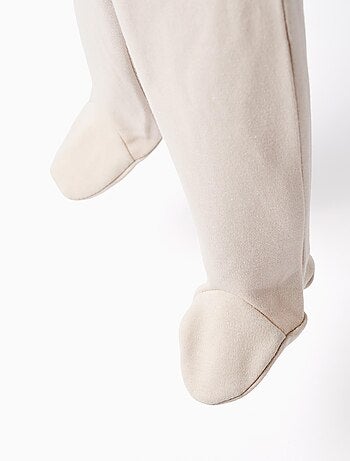 Pacco da 4 pantaloni in cotone con piedini