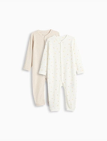 Pack 2 babygrows, mo fashion