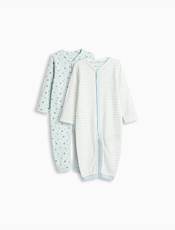 Pack 2 babygrows, mo fashion