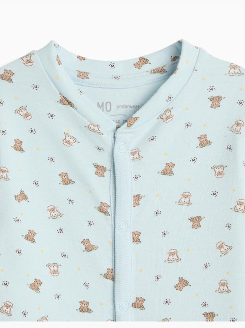 Pack 2 babygrows, mo fashion - Kiabi Pack 2 babygrows, mo fashion - Kiabi