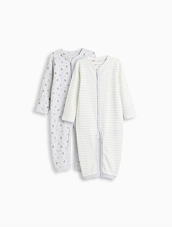 Pack 2 babygrows, mo fashion