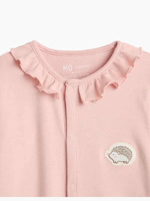 Pack 2 babygrows, mo fashion - Kiabi Pack 2 babygrows, mo fashion - Kiabi