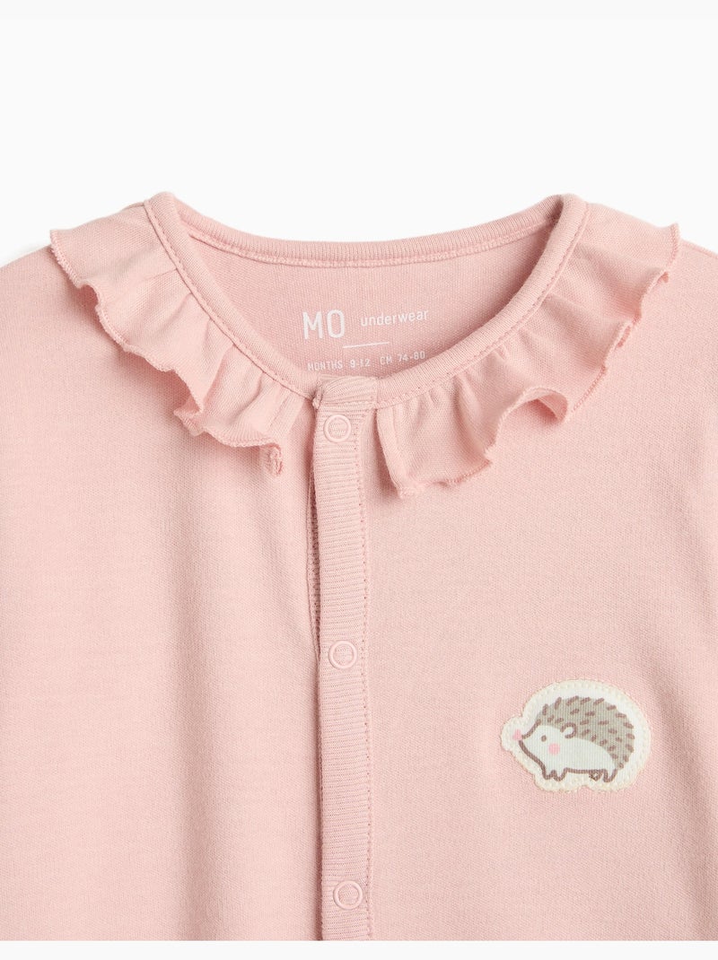 Pack 2 babygrows, mo fashion Rosa - Kiabi
