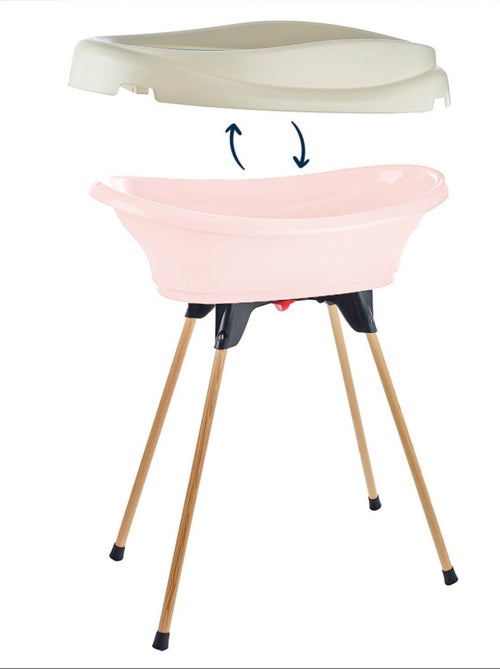 Pack 2-in-1 Thermobaby tavolo fasciatoio e vasca VASCO su supporto - Kiabi Pack 2-in-1 Thermobaby tavolo fasciatoio e vasca VASCO su supporto - Kiabi