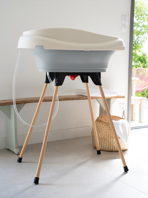 Pack 2-in-1 Thermobaby tavolo fasciatoio e vasca VASCO su supporto - Kiabi Pack 2-in-1 Thermobaby tavolo fasciatoio e vasca VASCO su supporto - Kiabi