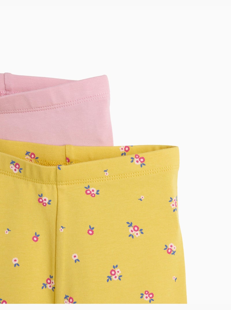 Pack 2 leggings, mo fashion Giallo - Kiabi