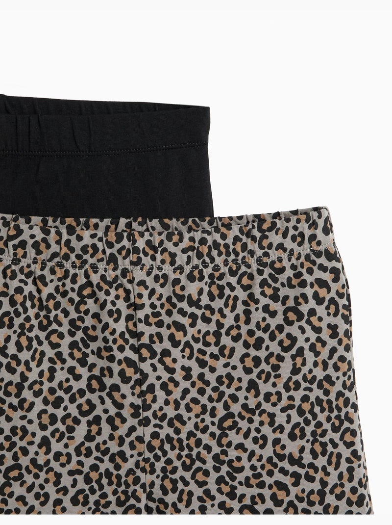 Pack 2 leggings, mo fashion Grigio - Kiabi