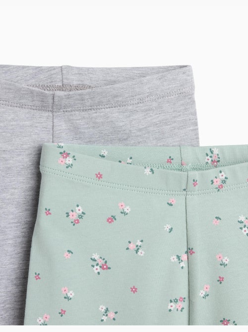 Pack 2 leggings, mo fashion - Kiabi Pack 2 leggings, mo fashion - Kiabi