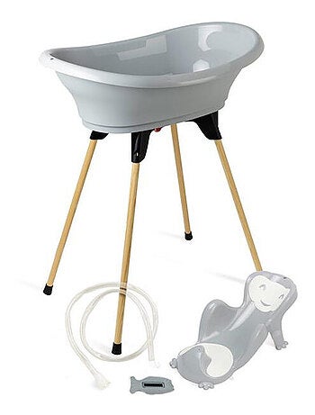 Pack bagno 5 in 1 Thermobaby Vasco con supporto e termometro LCD
