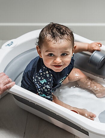 Pack bagno neonato Thermobaby Foldy pieghevole, vaschetta e termometro