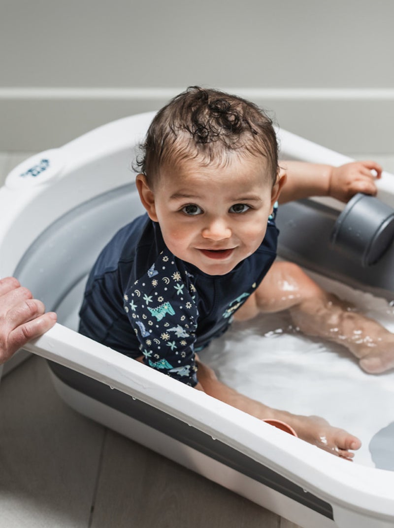 Pack bagno neonato Thermobaby Foldy pieghevole, vaschetta e termometro Grigio - Kiabi