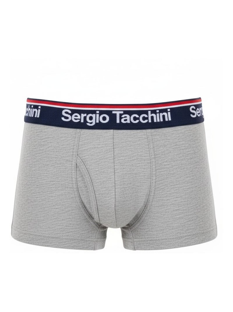 Pack Boxer Bambino SERGIO TACCHINI - Confezione da 4 Nero Rosso Grigio - Kiabi