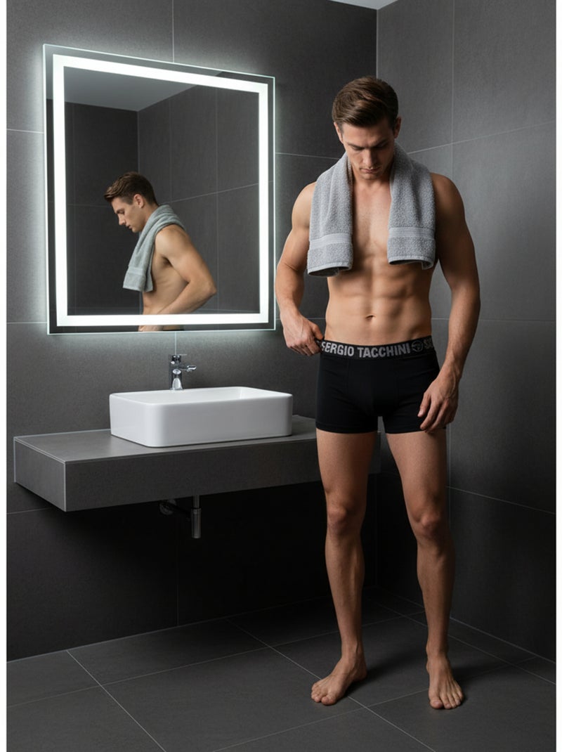 Pack Boxer Uomo SERGIO TACCHINI (Confezione da 6) Nero Grigio Blu - Kiabi