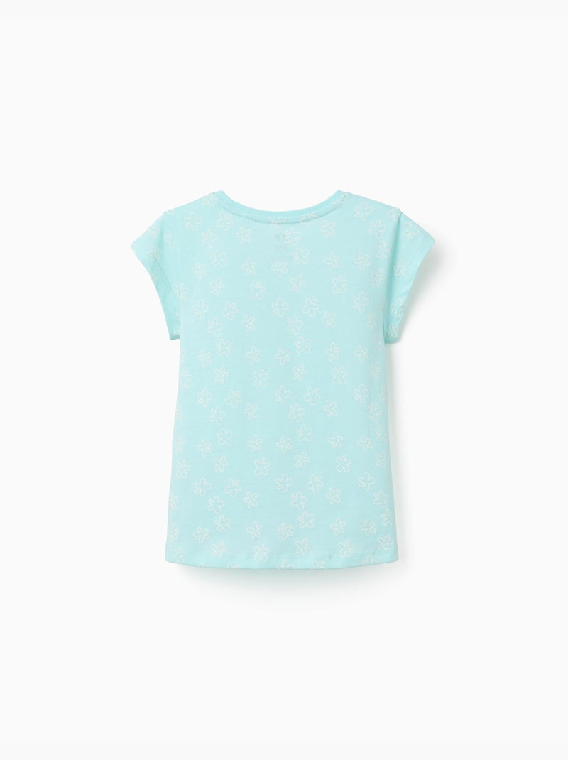 Pack da 2 magliette in cotone con stampe estive Blu chiaro - Kiabi