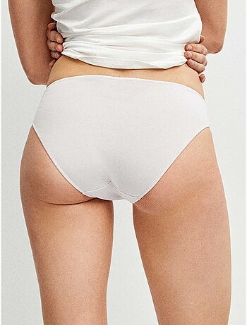 Pack de 3 bragas clásicas en tejido de algodón