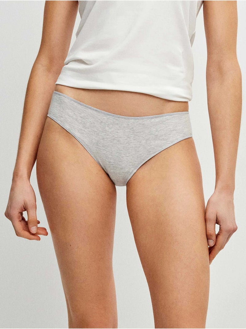 Pack de 3 bragas clásicas en tejido de algodón Multicolore - Kiabi