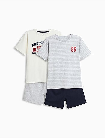 Pack di 2 pigiami in jersey, MO Fashion