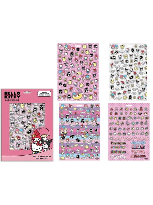 Pack di adesivi riutilizzabili - Hello Kitty - Sanrio - Kiabi