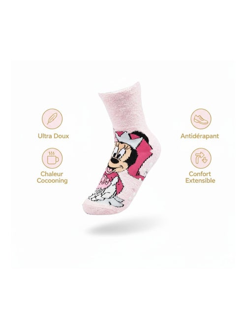 Pack di Calzini Antiscivolo Bambina Disney MINNIE (Confezione da 4) - Kiabi