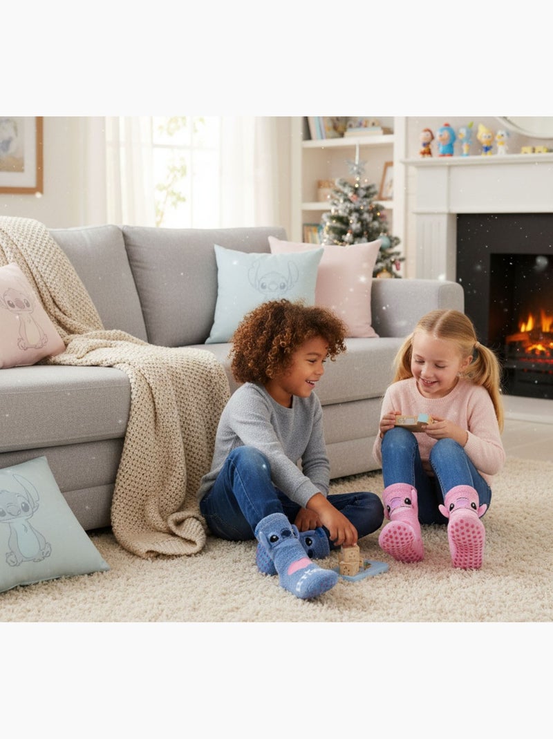 Pack di Calzini Antiscivolo Bambino LILO & STITCH (Confezione da 4) Blu Rosa - Kiabi