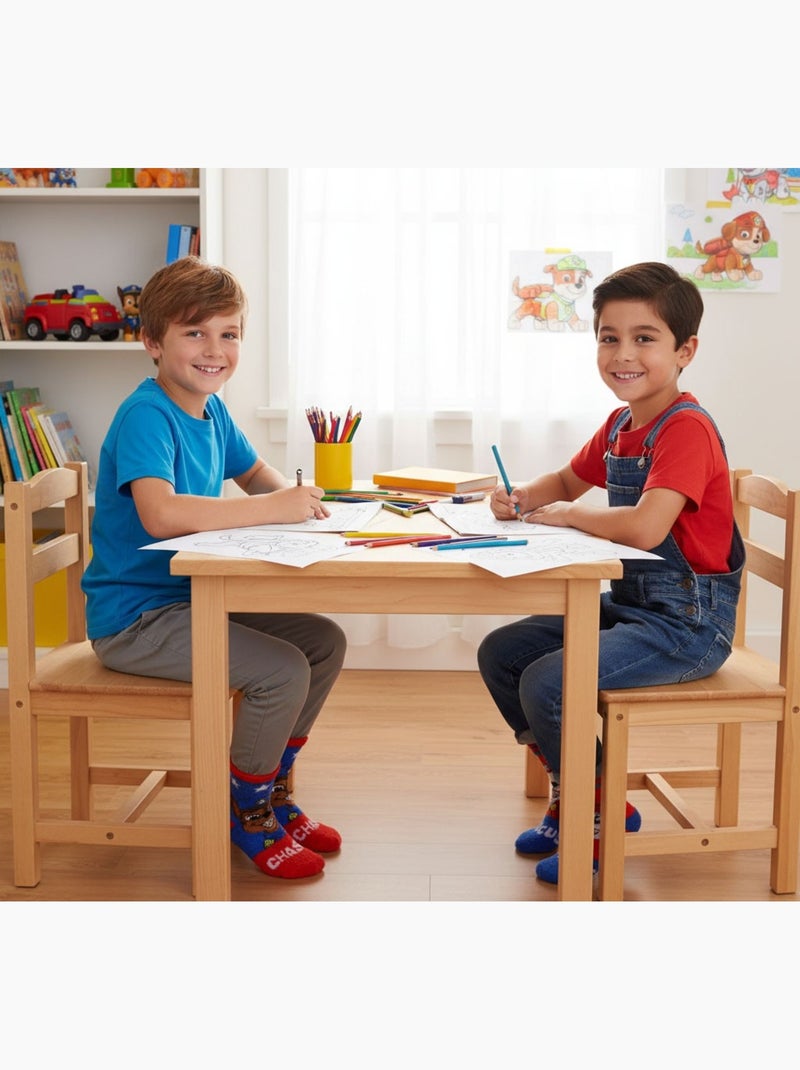 Pack di Calzini Antiscivolo Bambino PAT PATROUILLE (Confezione da 4) Blu Rosso - Kiabi