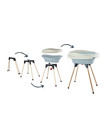 Set 2-in-1 Thermobaby VASCO: fasciatoio e vaschetta da bagno con tubo