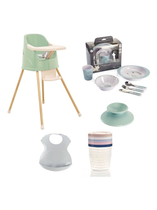 Pack pasto 2 in 1 YOUPLA seggiolone rialzatore Thermobaby con stoviglie - Kiabi