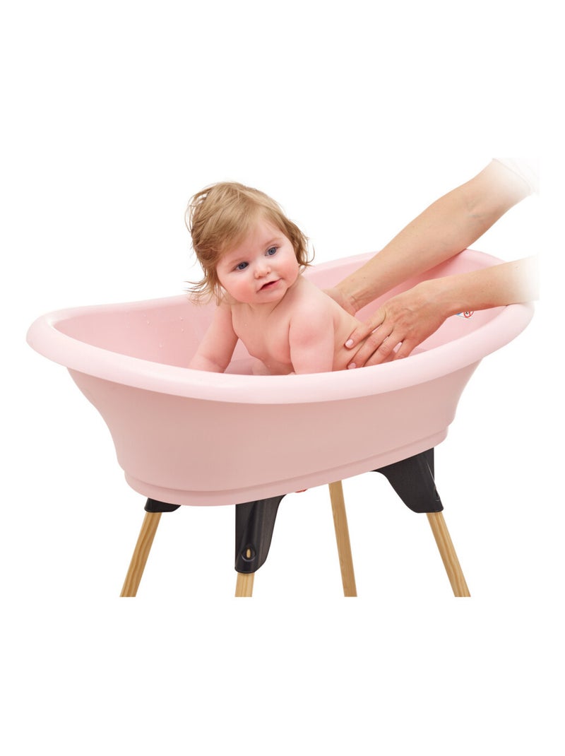 Pack vasca da bagno Thermobaby VASCO 5 in 1 con termometro e basculante Rosa - Kiabi