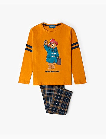 PADDINGTON Pigiama a maniche lunghe quadrato per ragazzo
