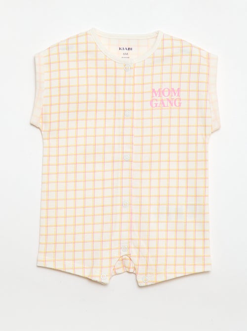 Pagliaccetto a maniche corte con fantasia - Kiabi