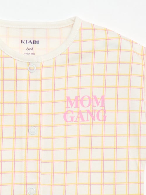 Pagliaccetto a maniche corte con fantasia - Kiabi