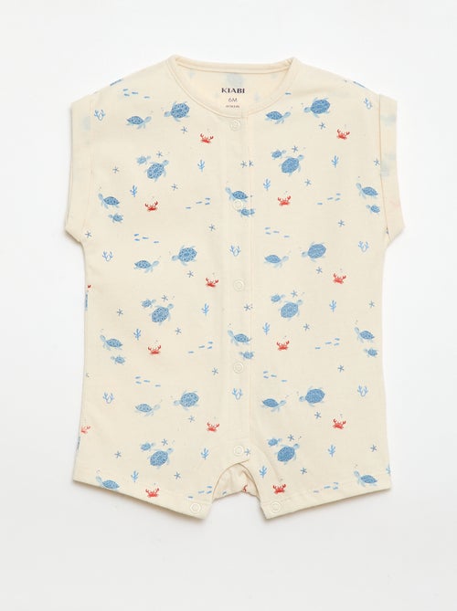 Pagliaccetto a maniche corte con fantasia - Kiabi