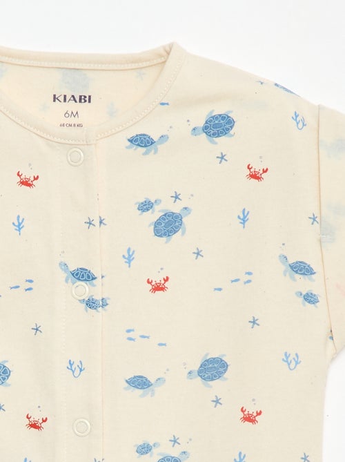 Pagliaccetto a maniche corte con fantasia - Kiabi