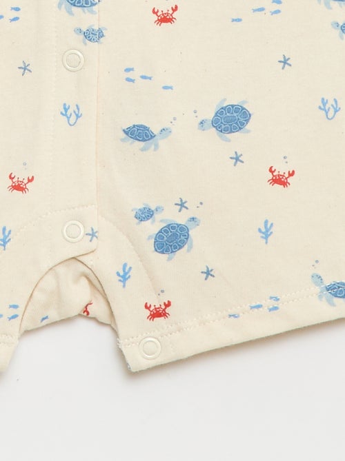 Pagliaccetto a maniche corte con fantasia - Kiabi