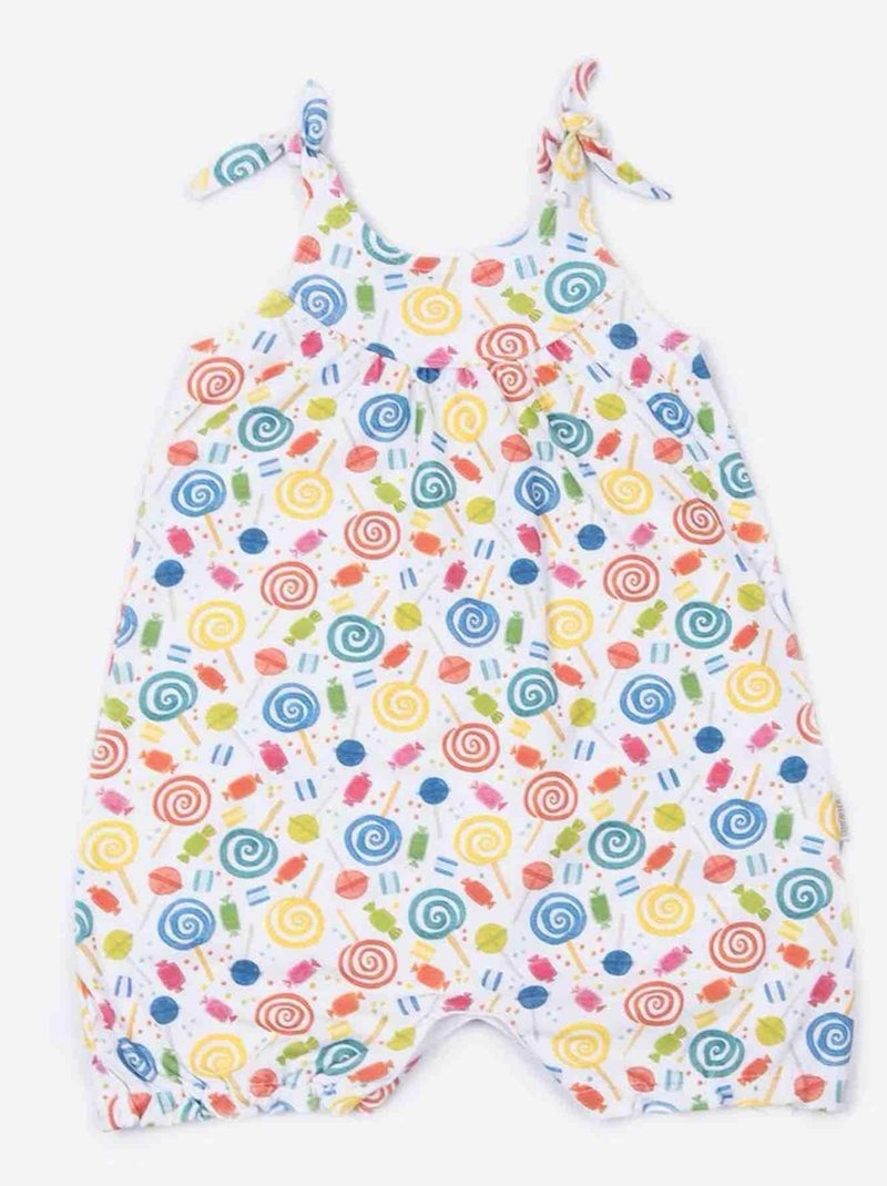 Pagliaccetto combishort in cotone biologico | kitikate | kitikate Multicolore - Kiabi