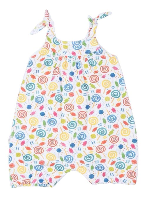 Pagliaccetto combishort in cotone biologico | Kitikate - Kiabi