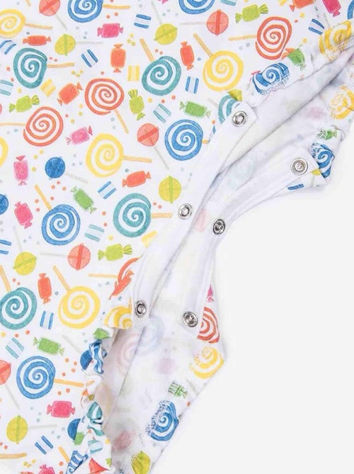 Pagliaccetto combishort in cotone biologico | Kitikate - Kiabi