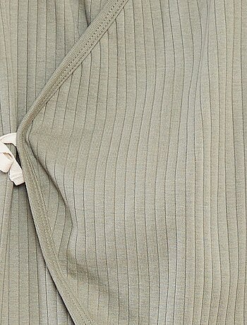 Pagliaccetto con scollo incrociato - cradle to cradle