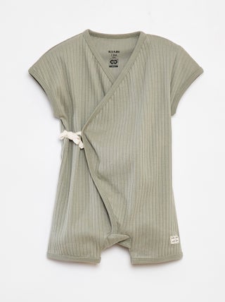 Pagliaccetto con scollo incrociato - cradle to cradle