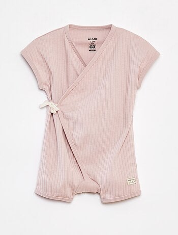 Pagliaccetto con scollo incrociato - cradle to cradle