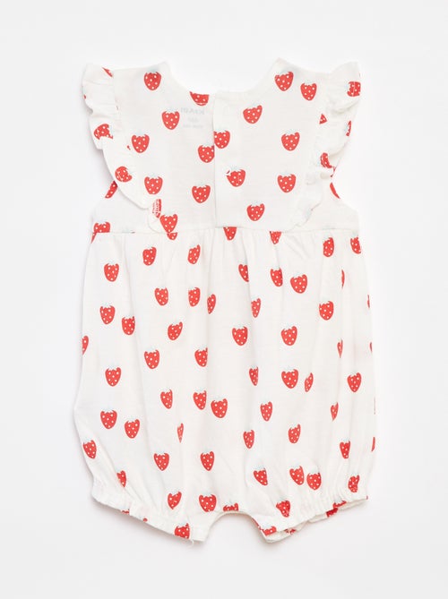 Pagliaccetto con volant e tasche - Kiabi