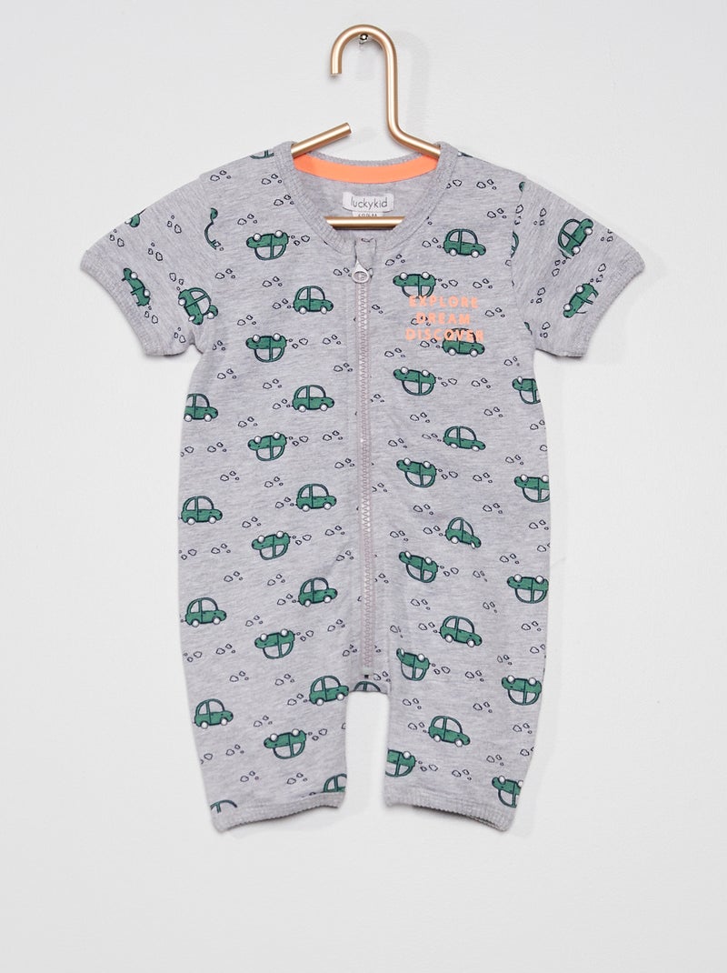 Pagliaccetto con zip VERDE - Kiabi