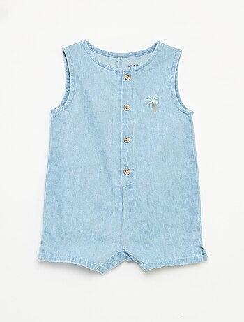 Pagliaccetto corta in denim