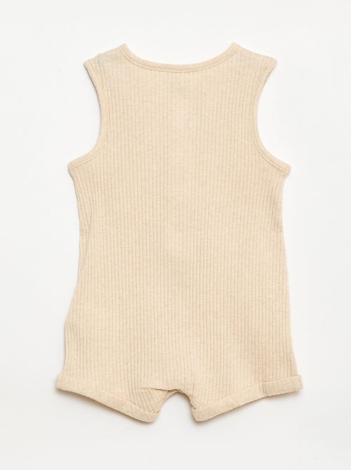 Pagliaccetto corto in maglia a costine - Kiabi