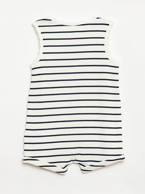 Pagliaccetto corto in maglia a costine - Kiabi